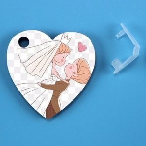Keyring Heart - MDF