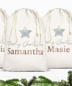 Xmas Santa Sack Natural